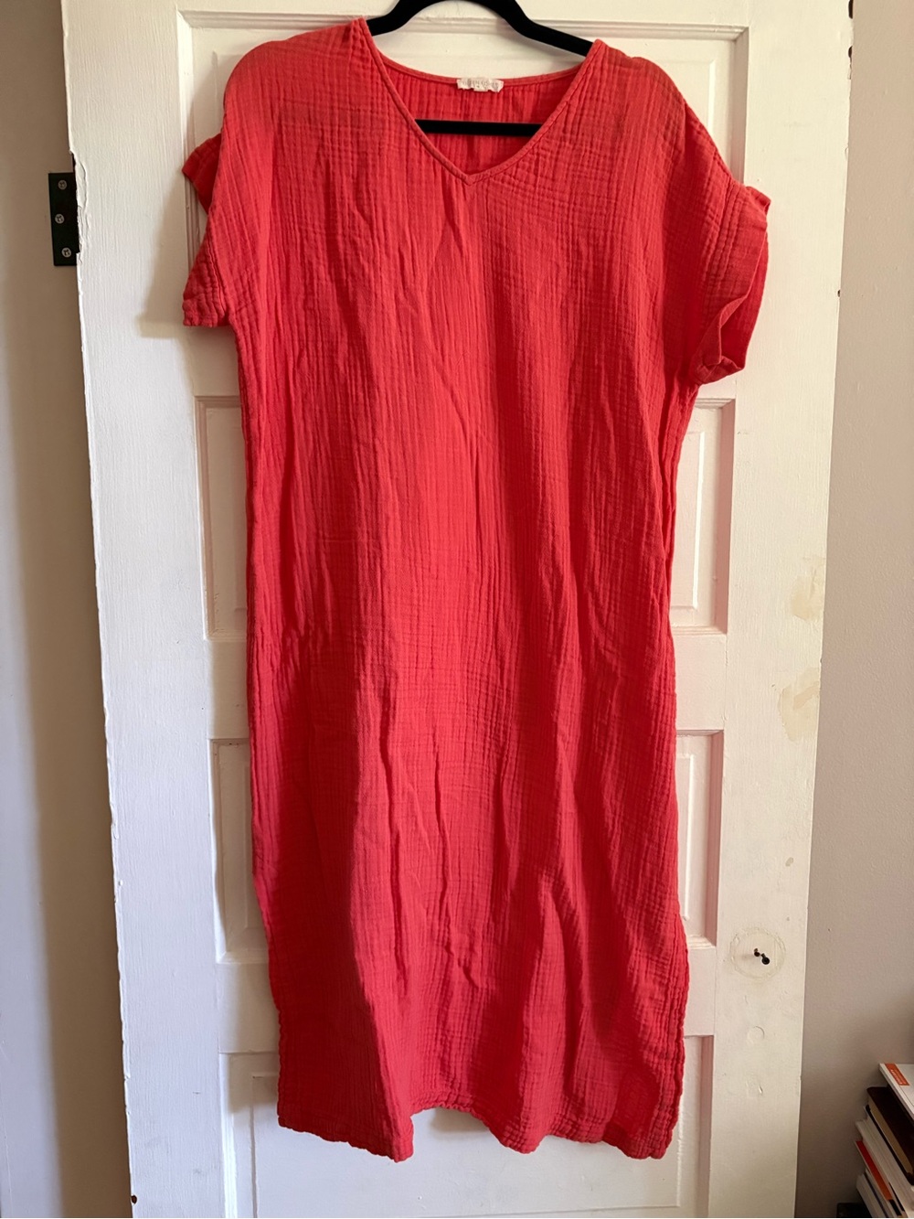 Eileen Fisher double gauze dress/cover-up S